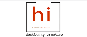 Dustbunny Creative 'hi' welcome-logo