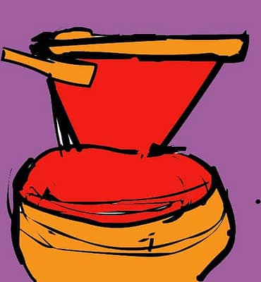 Dustbunny Creative - Digital Illustration, "Flush" - Link In Page Icon
