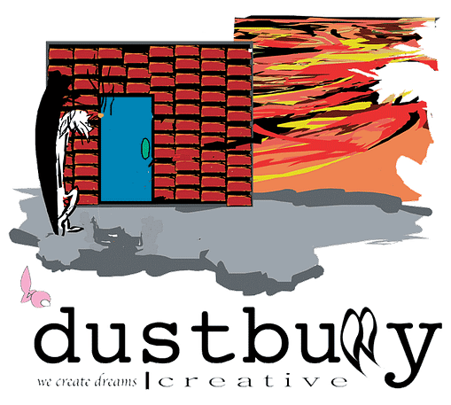 Dustbunny Creative: Full Logo w/ Icon, Image & text